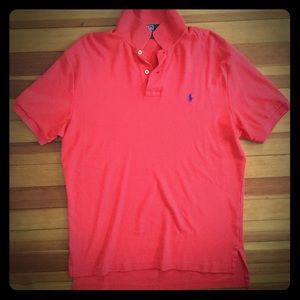 Polo Ralph Lauren Men’s Orange Polo Shirt Size M
